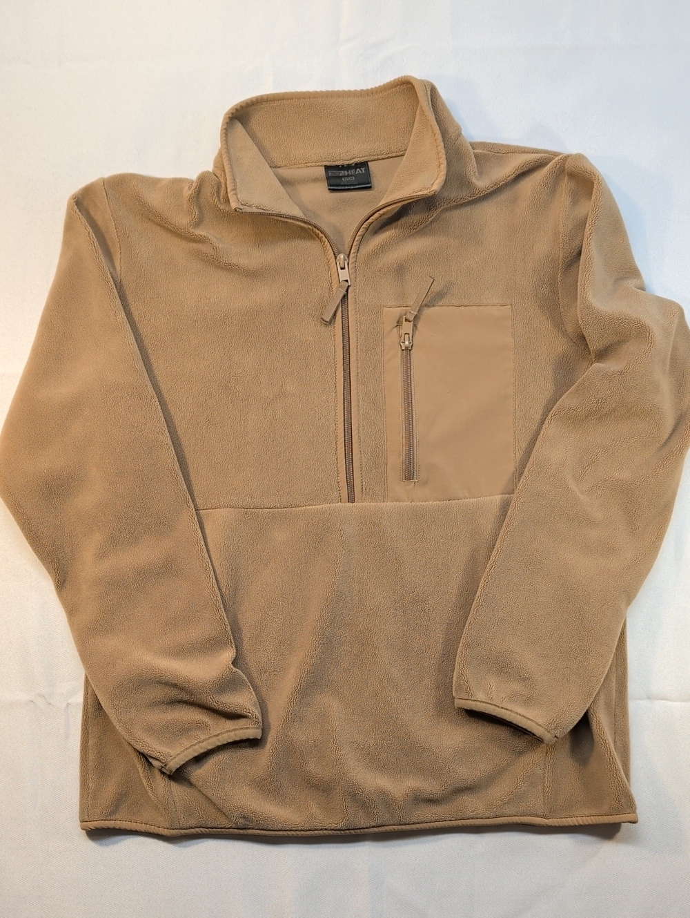 32 degrees Half-Zip Fleece Pullover - Tan